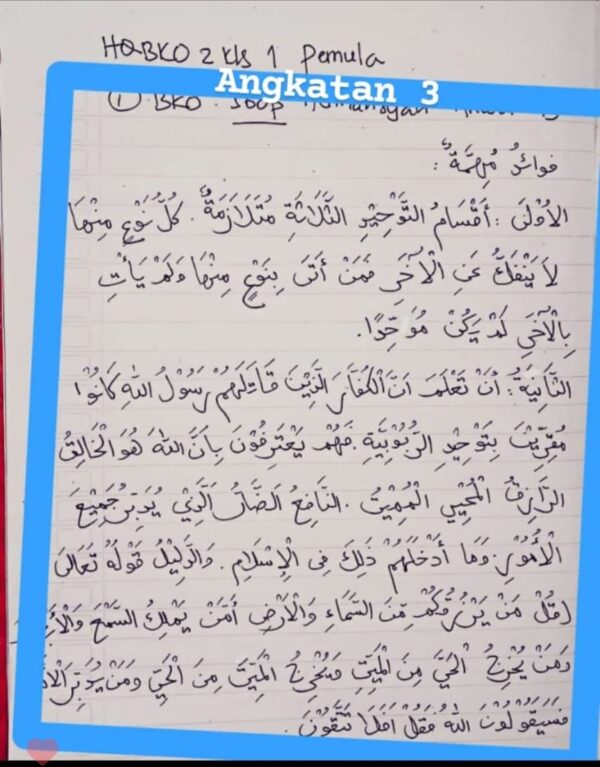 PERSIAPAN SEBELUM SETORAN